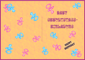 Einladung Baby-Geburtstag